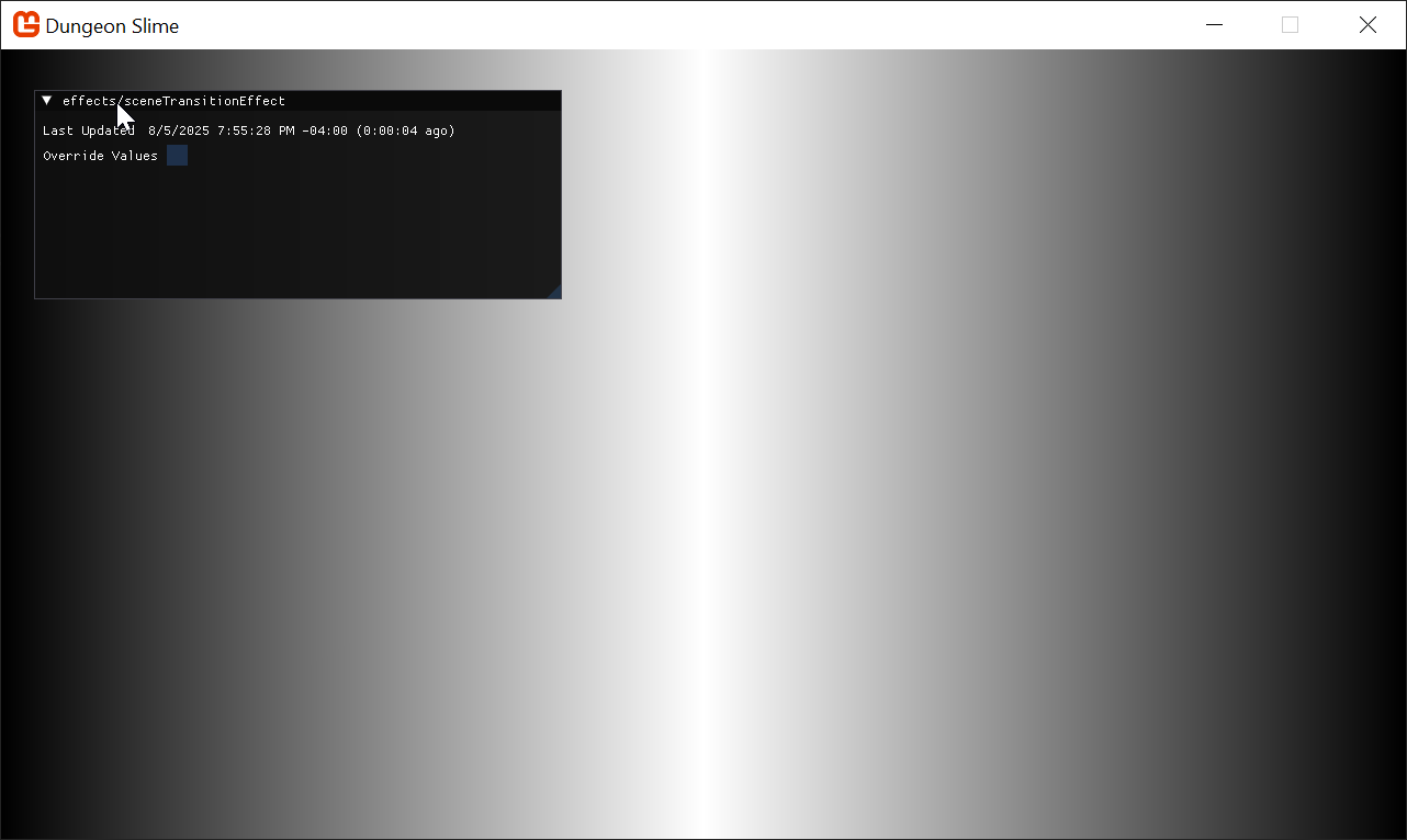 Figure 5-14: Just the value for the center wipe