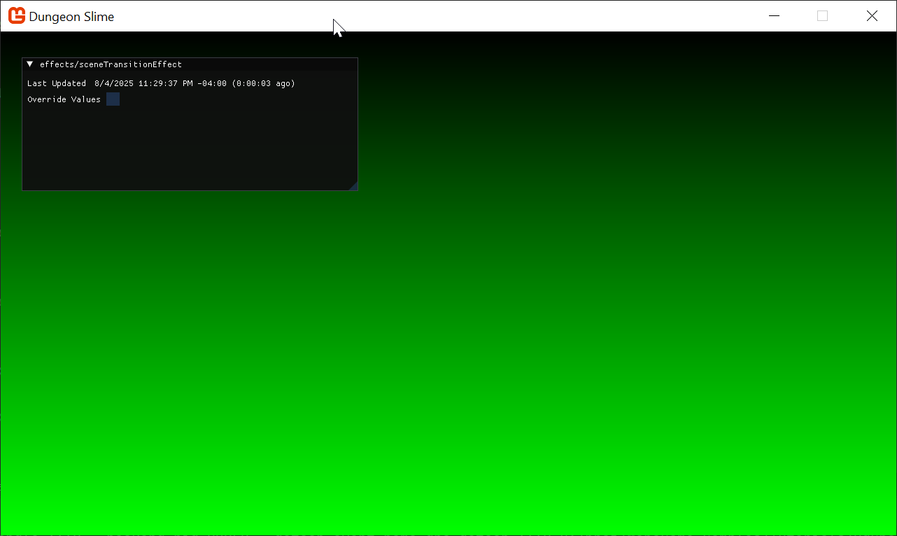 Figure 5-7: The y-coordinate of each pixel represented in the green channel