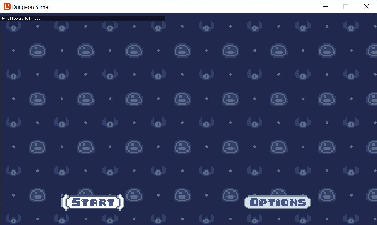 Figure 7-4: The main menu title is missing