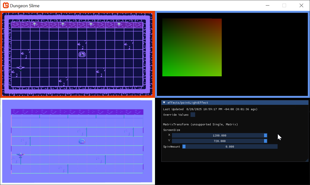 Figure 8-21: The point light can access screen space