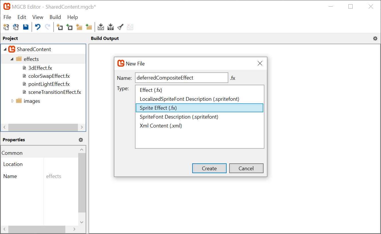 Figure 8-12: Adding the deferredCompositeEffect