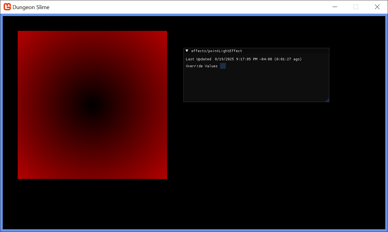 Figure 8-6: Showing the distance from the center of the light in the red channel