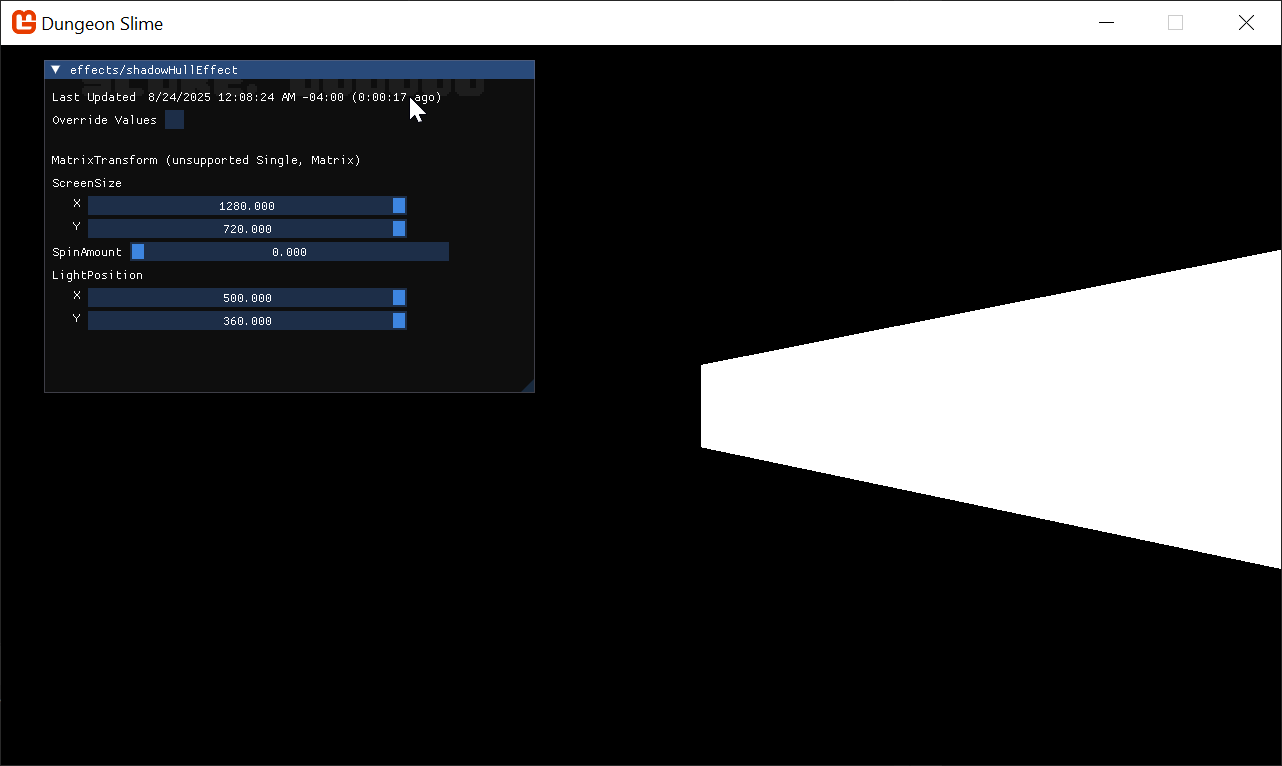 Figure 9-12: A shadow hull