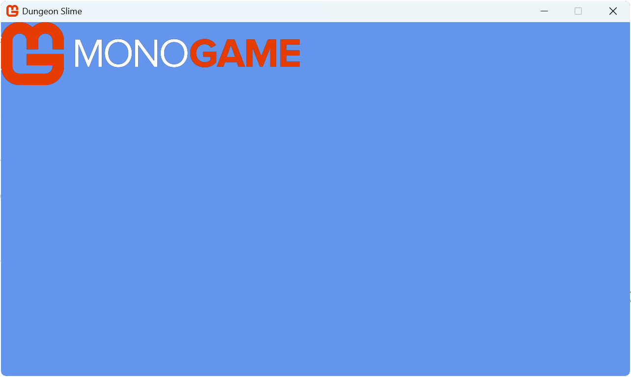 Figure 6-1: The MonoGame logo drawn to the game window