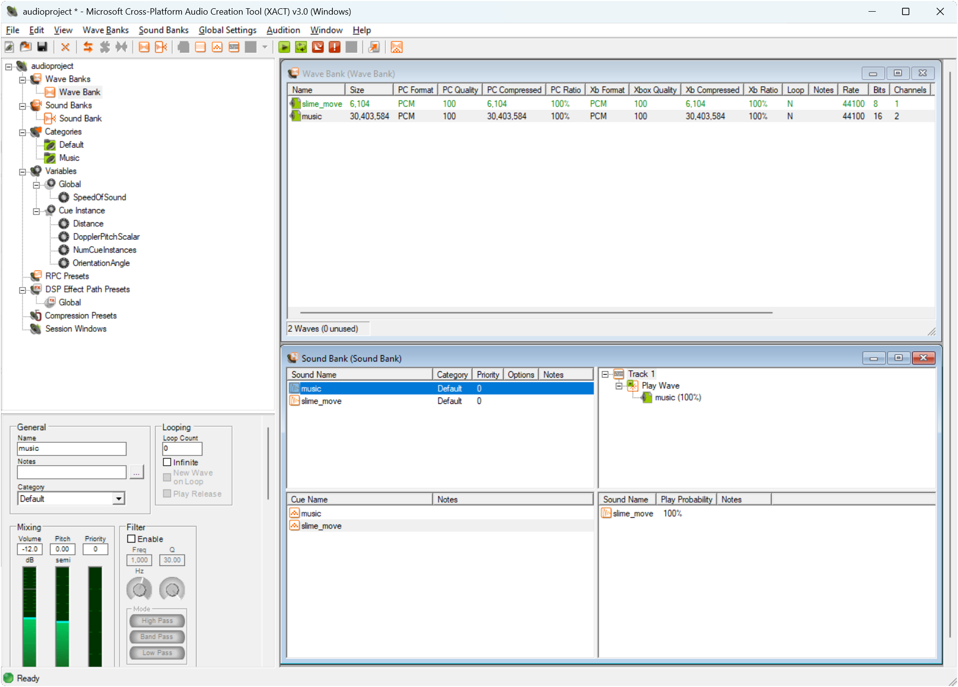 Figure 14-1: Microsoft Cross-Platform Audio Creation Tool
